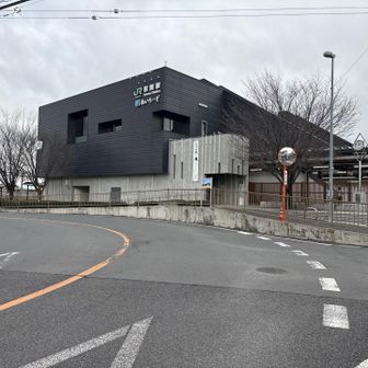 ゴールの岩間駅🚩