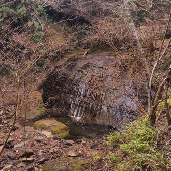 まぁそれは一旦置いといて(？)
こちらは高宕大滝の上滝
落差3.5m