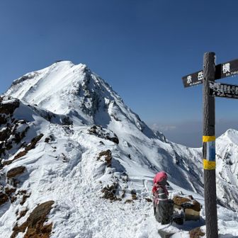この雰囲気は北穂を思い出す