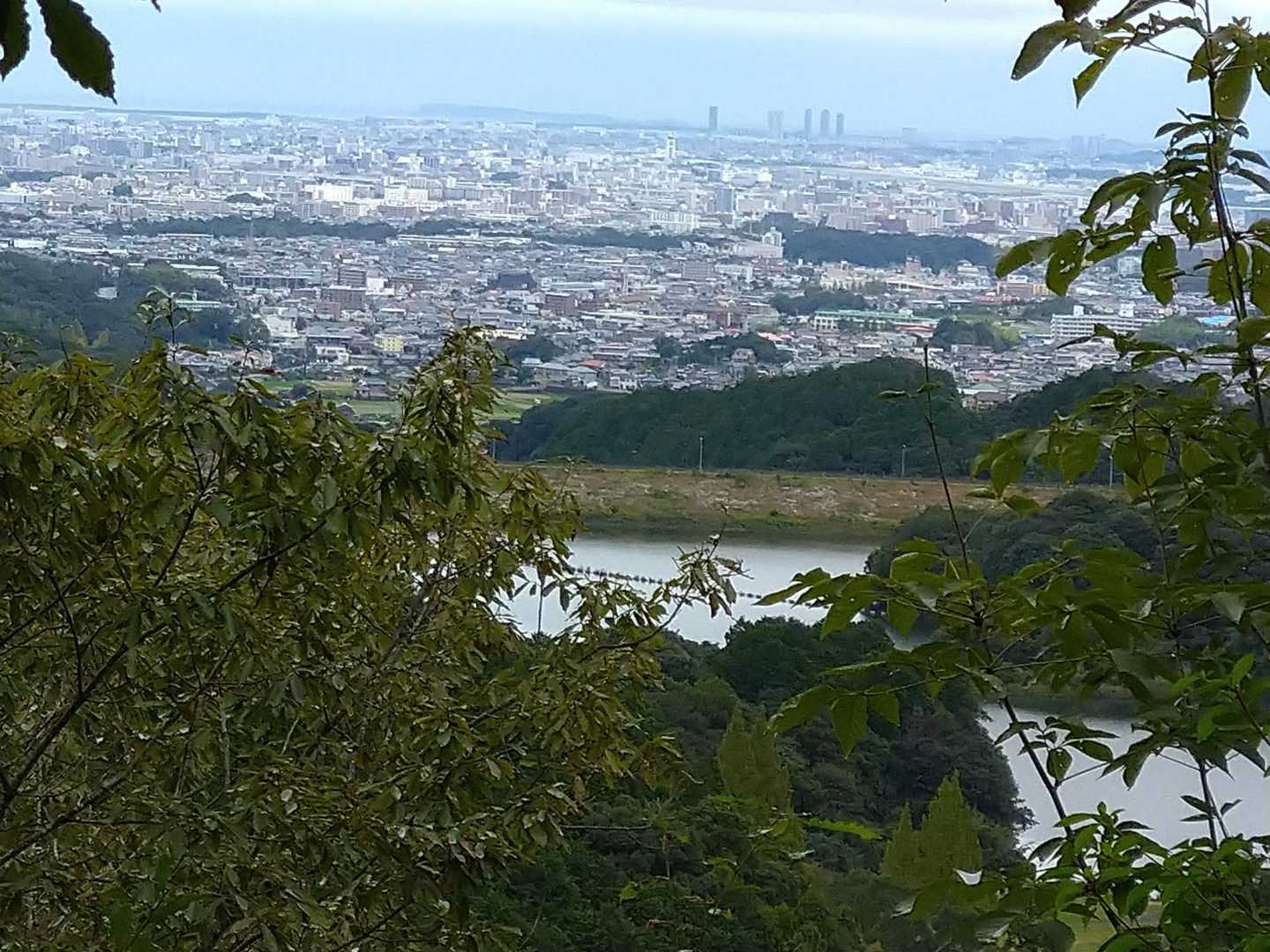 牛頸ダムと牛頸方面の眺望①✨