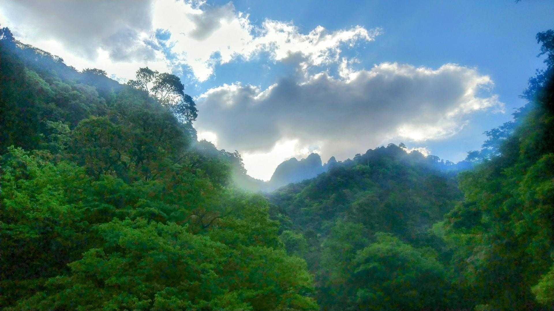 山頂が見えます( ﾟдﾟ)ｵｵ