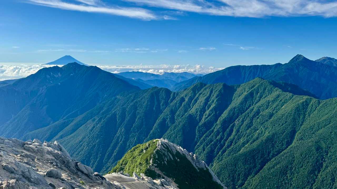 甲斐駒ヶ岳（黒戸尾根）、七丈小屋テン泊 の写真 25