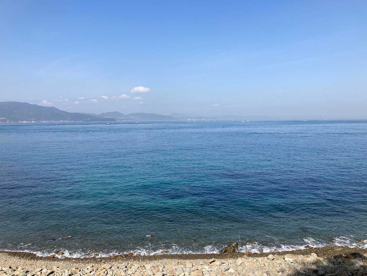 紀淡海峡、綺麗🏝️