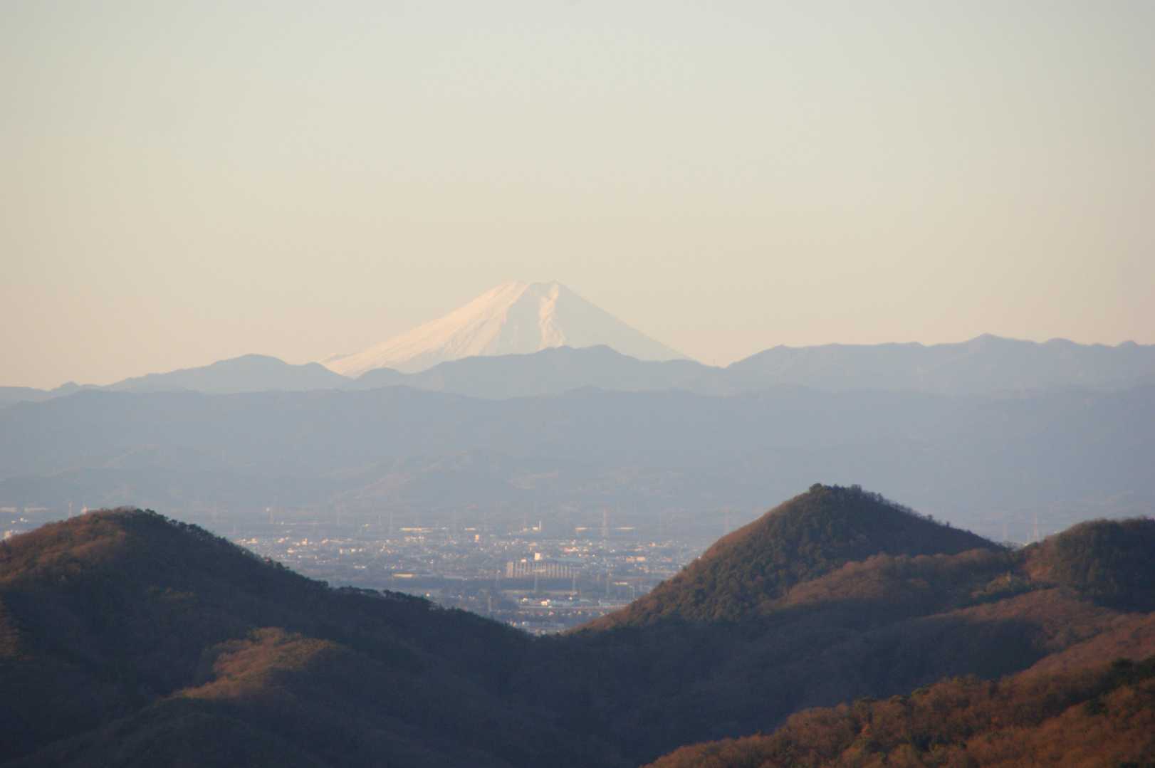 二床山からの富士山
色が薄くなりました