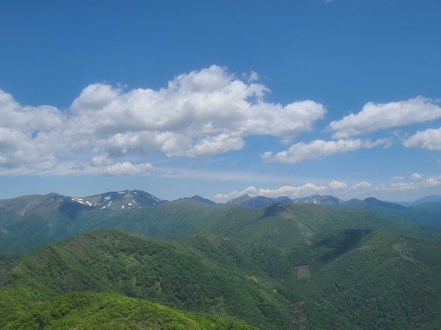 谷川連峰。