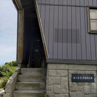 ユートピア避難小屋
この辺りは花が沢山咲いている
影で休憩