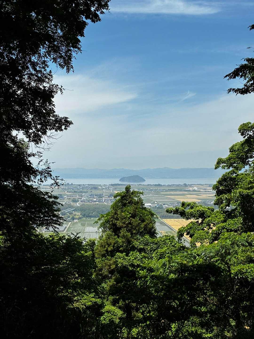 丹羽長秀陣跡-織田信長陣跡-虎御前山  往復コースの写真