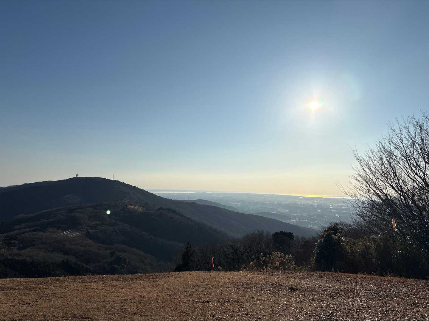 小町山のパラグライダー離陸場
ここも大好きなポイント