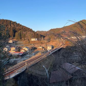 登ってから振り返った景色。