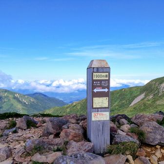 1,900メートル峰登頂。
去年はここで撤退したのでこの先は初体験。