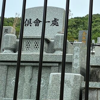 「くえいっしょ」と読むらしい。
仏教で「この世で別れた大切な人と阿弥陀仏のお浄土で必ずまた会うことができる」という意味なんだとか。
宗教心は全く持ち合わせていない私であるが、また会えるのならそれも悪くないなぁ、と思えるのは年を重ねたせいかしら。