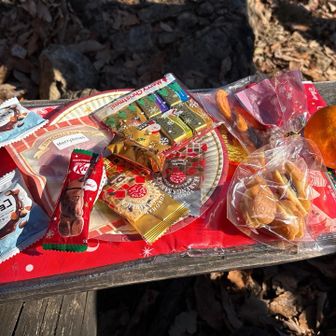 食べきれない程のおやつ🍪☕️💕ありがとう☆
お昼も持って来たけど、皆食べないでお菓子をボリボリ😋