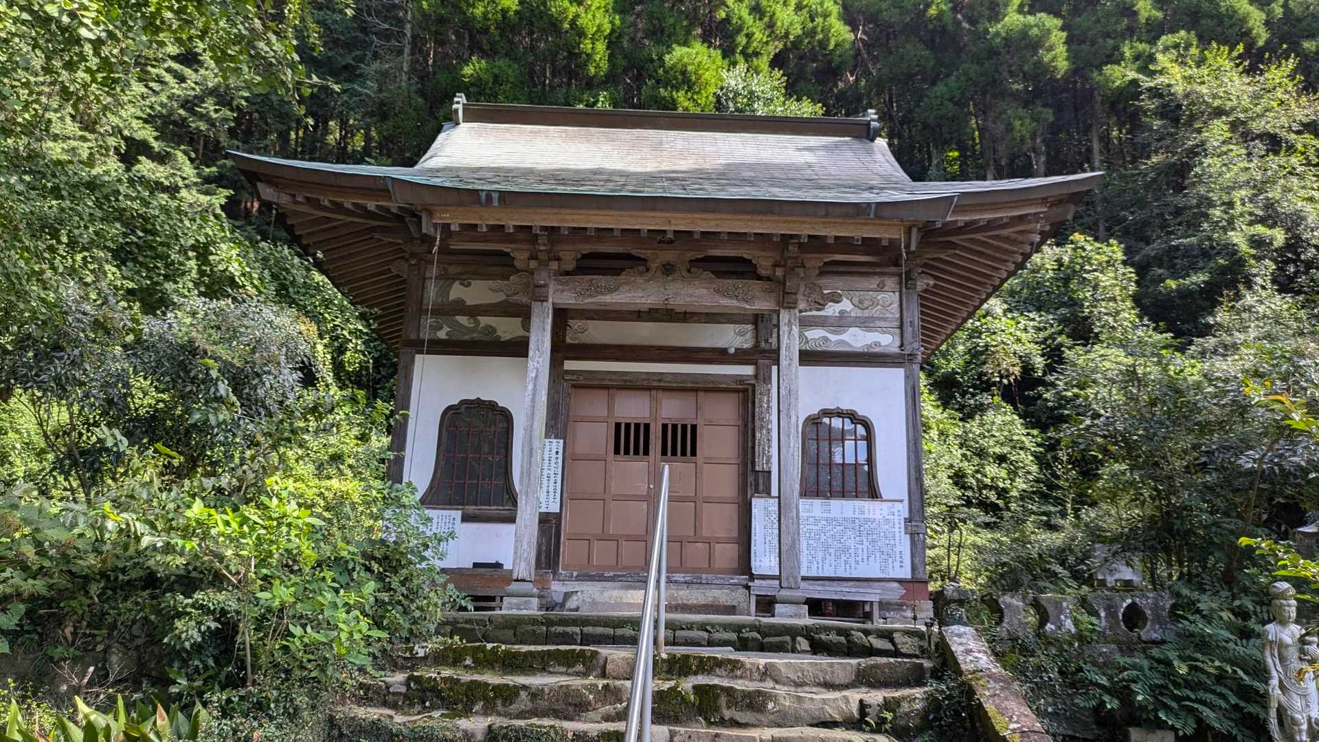 飯田山登山口-飯田山常楽寺-白山神社-飯田山 往復コースの写真