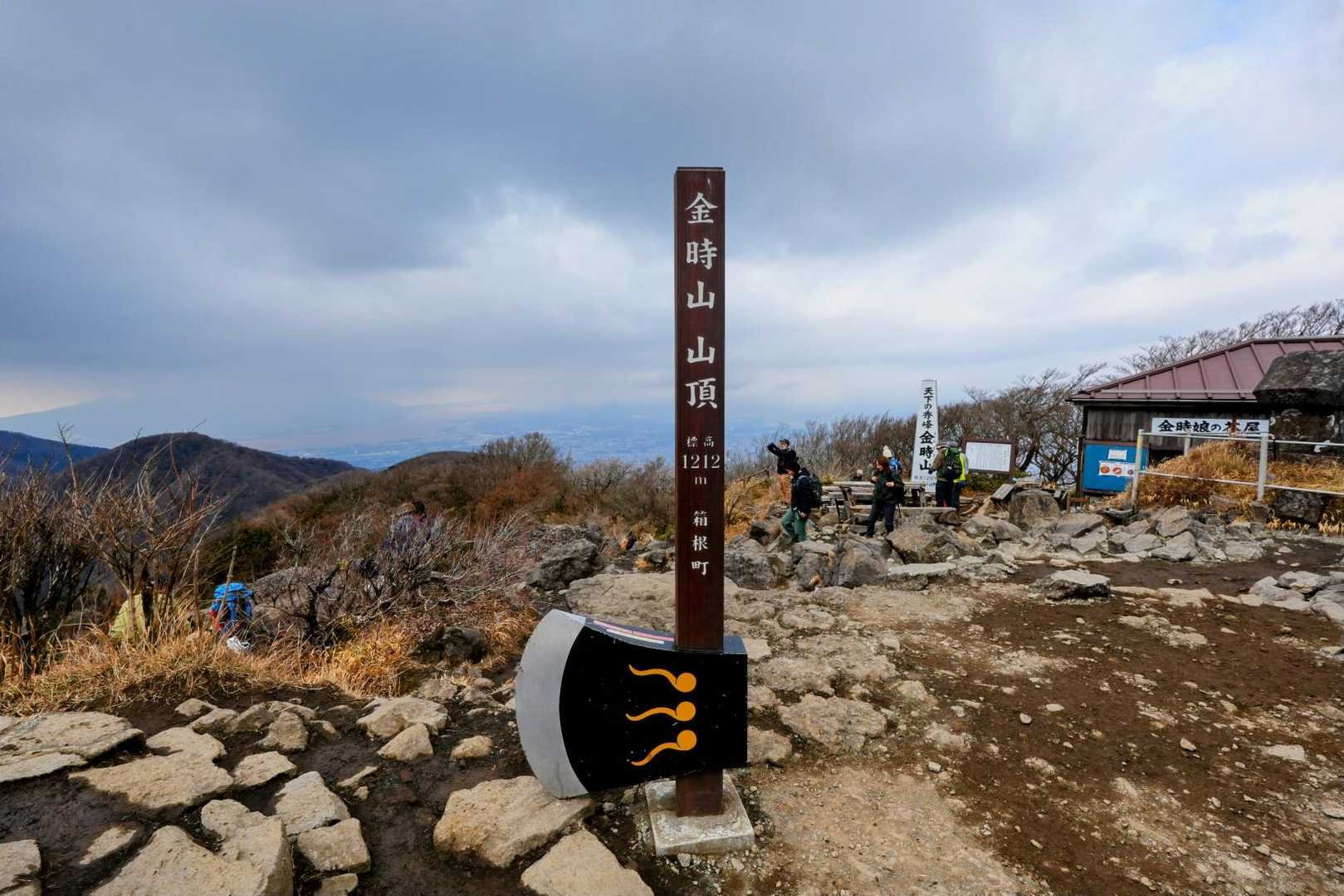金時登山口バス停-金時山登山口-金時山-長尾山-乙女峠-姥 縦走コースの写真