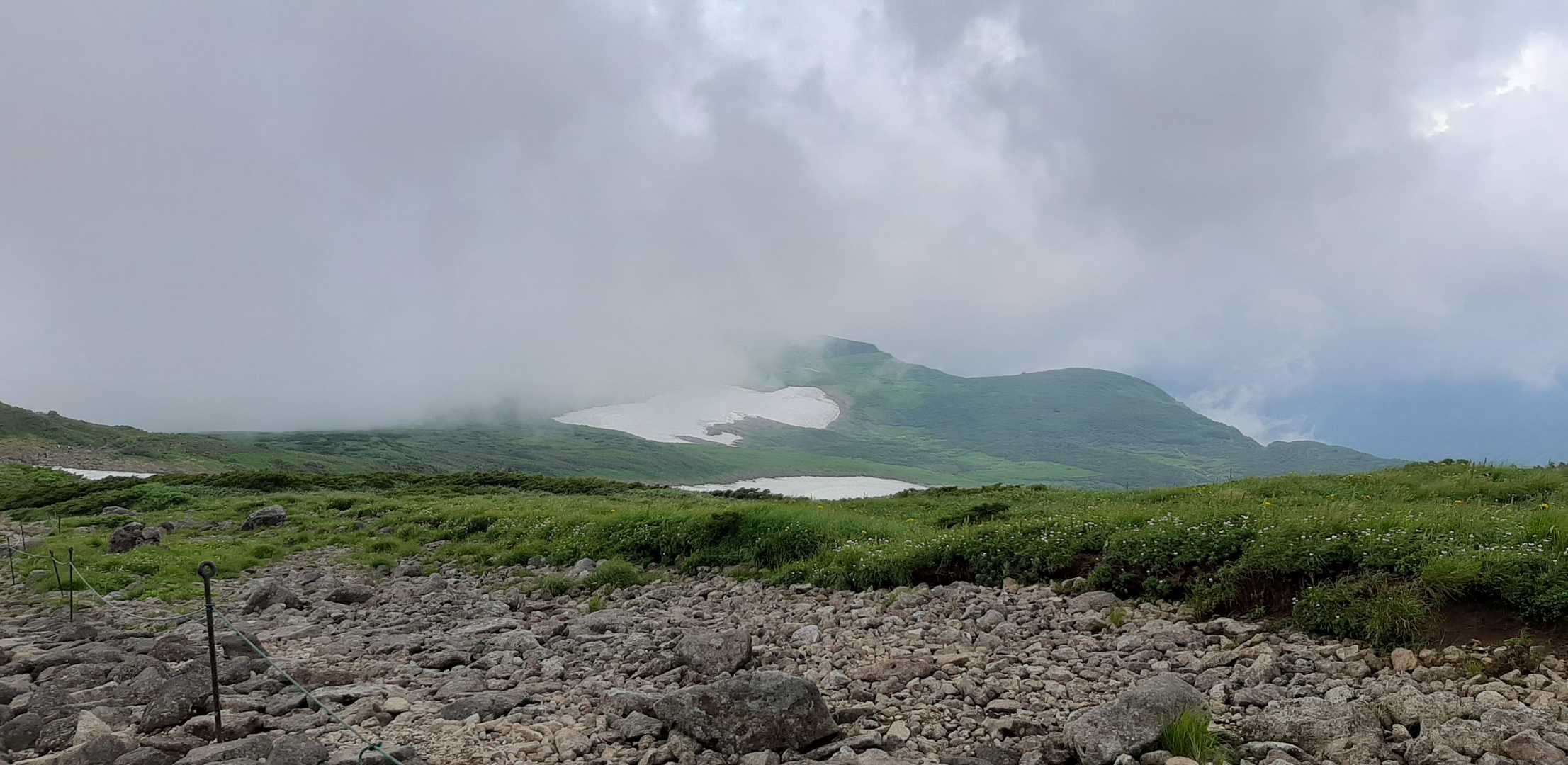 月山八合目登山口 周回コースの写真