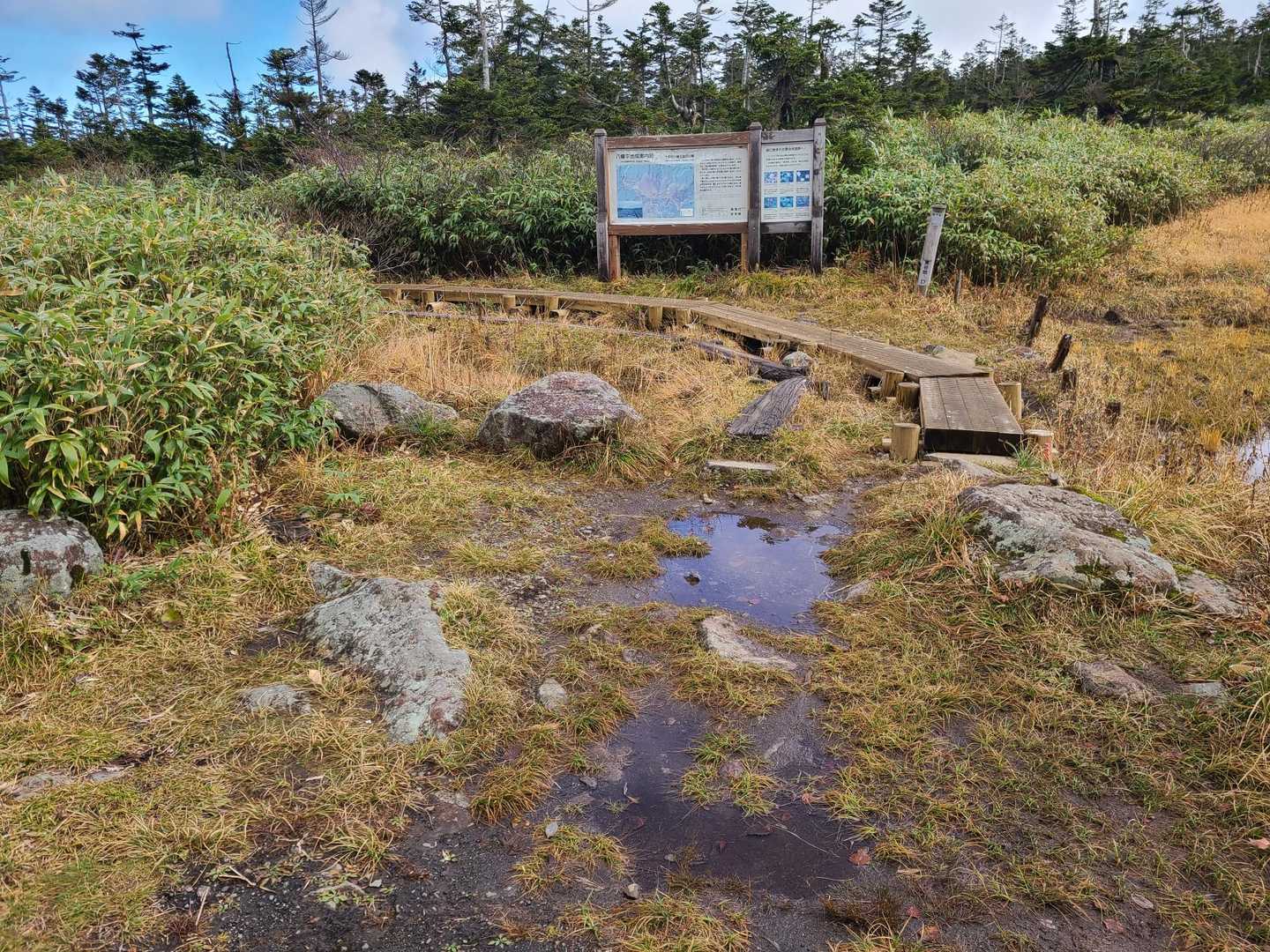 黒谷地登山口。