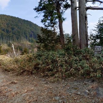 トンネル出たら割と直ぐに不動岩展望台への下り口です