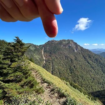 さあ、石鎚山🏔️に👇
