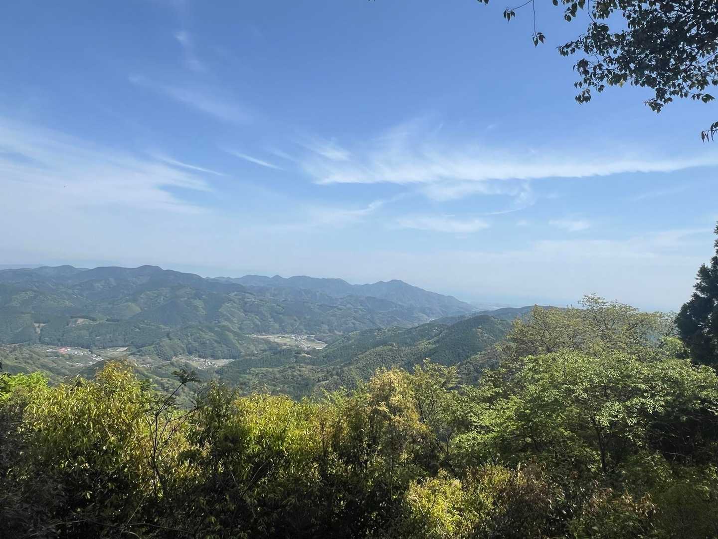 展望広場から〜高草山が見える👀