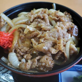 折角ランチタイムに間に合ったので、十和田バラ肉丼を頂く