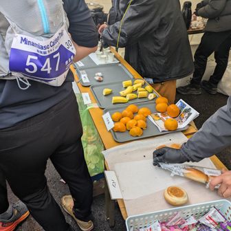 エイドステーションです😊