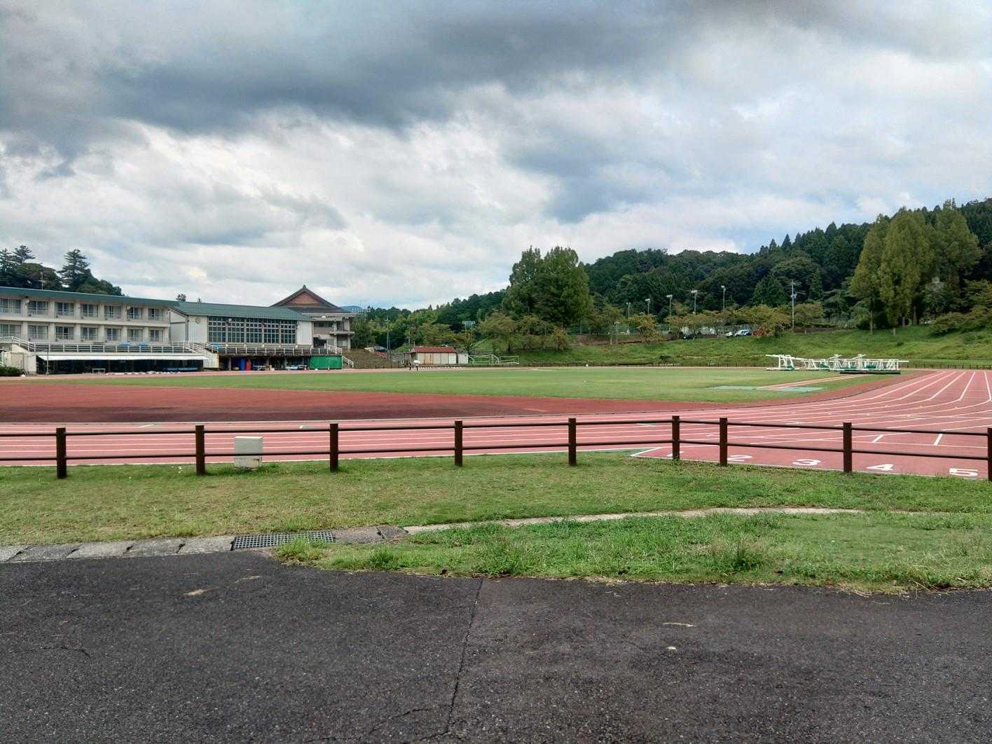 倉吉市営陸上競技場、市役所の駐車場よりスタート🏃🏃‍♂️🏃‍♀️