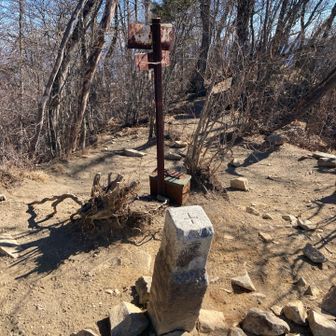 山頂はあまり広くないので