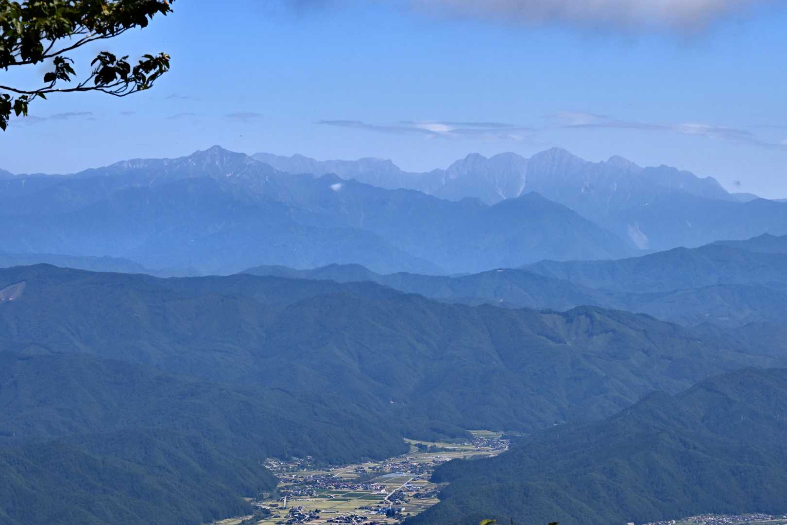 「笠ヶ岳」～「北穂高岳」「涸沢岳」「奥穂高岳」「前穂高岳」