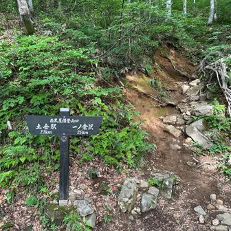 西黒尾根登山口