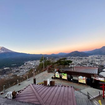 天上山公園、パノラマですねー
観光客がいないので、貸切状態