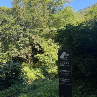 ぐんま県境トレイルでもある。
山頂まで3時間20分…で行けるのか？私。