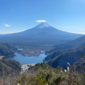 精進峠のすぐ近くにある展望ポイント