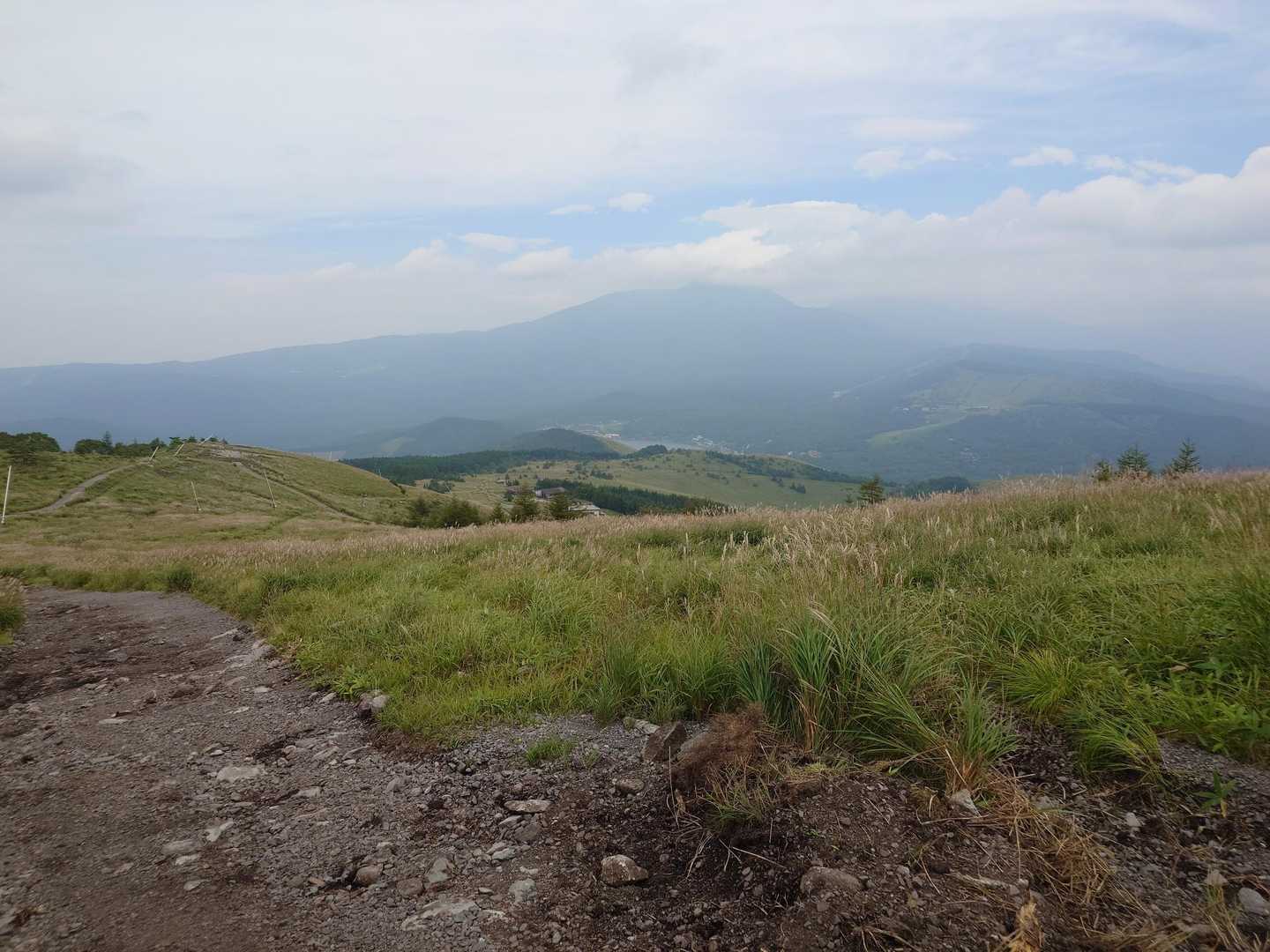 先程まで居た蓼科山