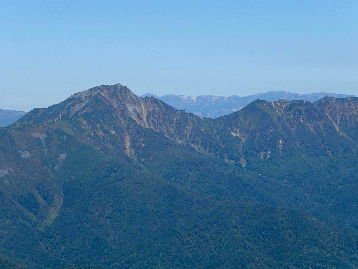 ニペソツ山見えてきました✨