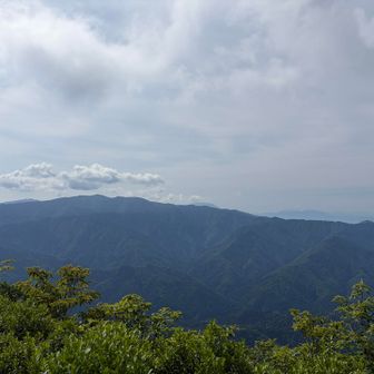 奥に伊吹山