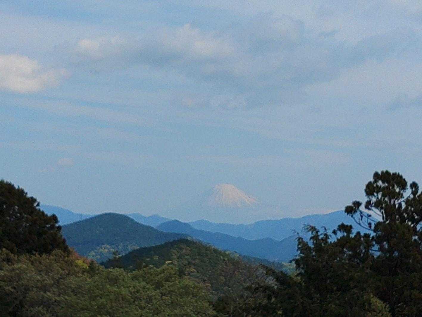 展望台の下から富士山🗻バッチリ見えました