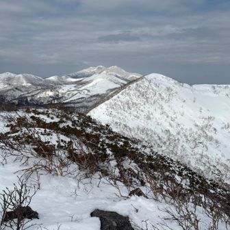 山頂から北方面。