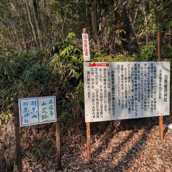 羽黒山の登山口まで、
無事に戻ってきました😊
我ながら、楽しくて、程よいコース設定でした😊
