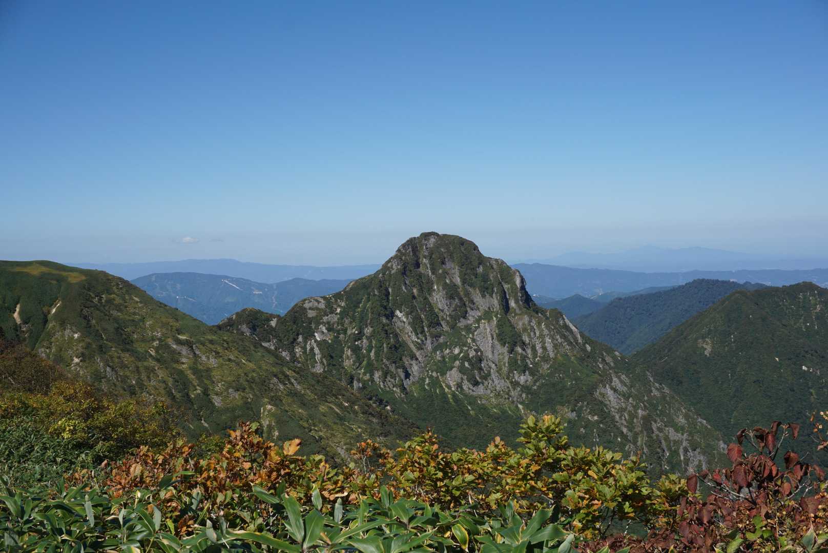 上越のマッターホルン、大源太山