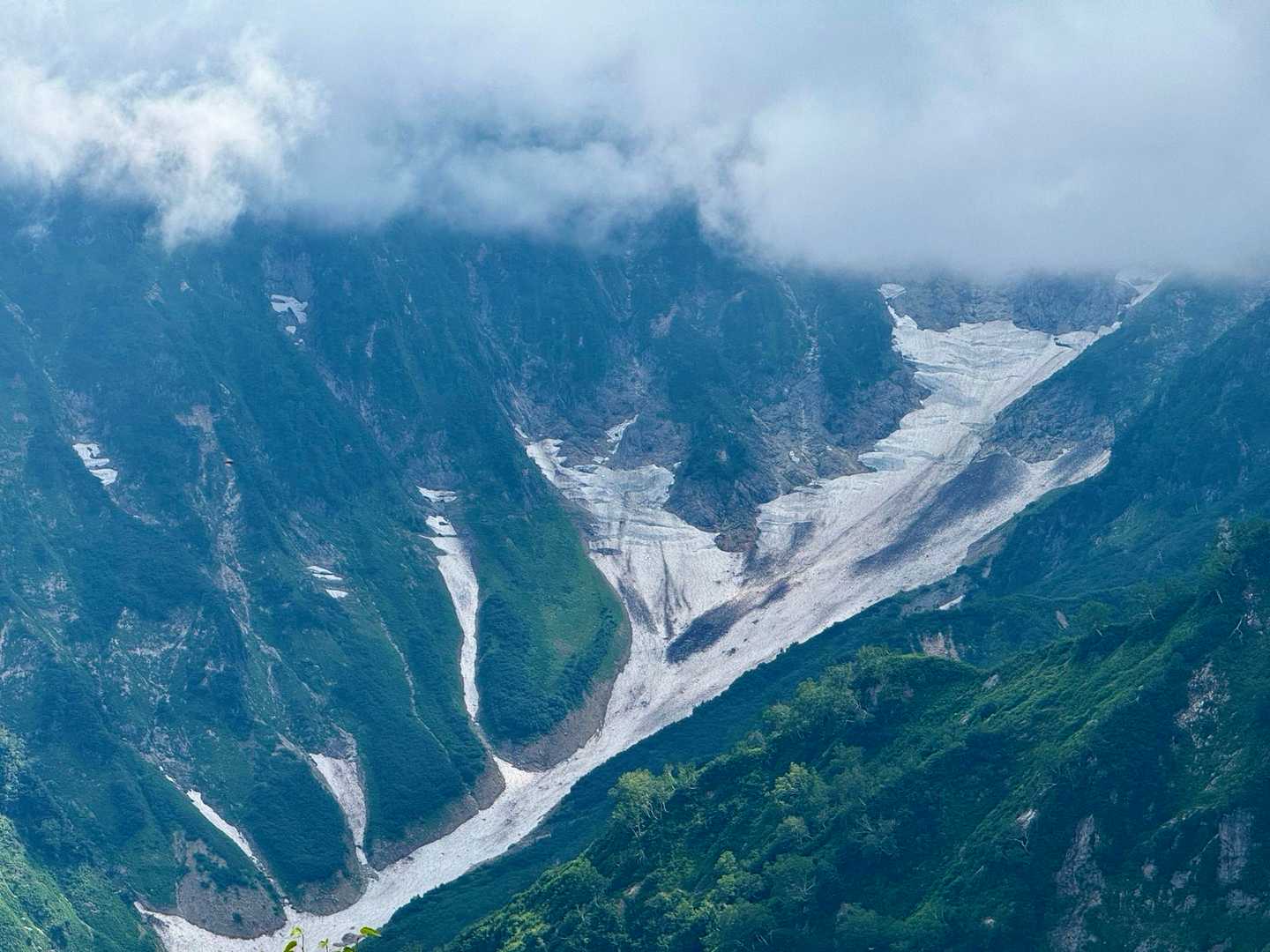 白岳-西遠見山-大遠見山-中遠見山-地蔵の頭-アルプス平駅 縦走コースの写真