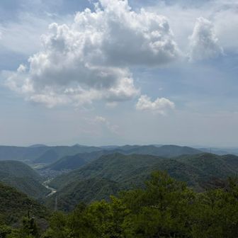 晴れてるけど微妙な空模様