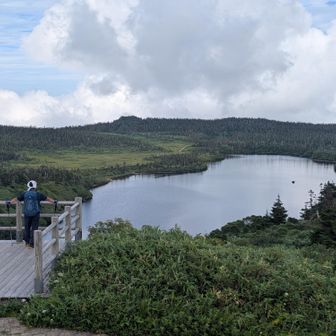 八幡沼に到着。
時間がゆっくり流れます。