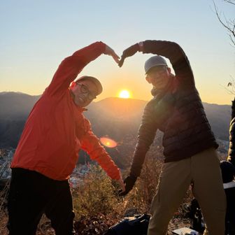 あっちゃんとひらちゃん、初めて一緒に登れたね🥰