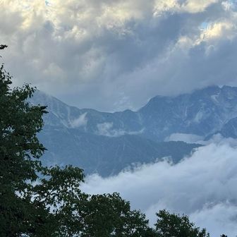 剱、浄土山、龍王岳。