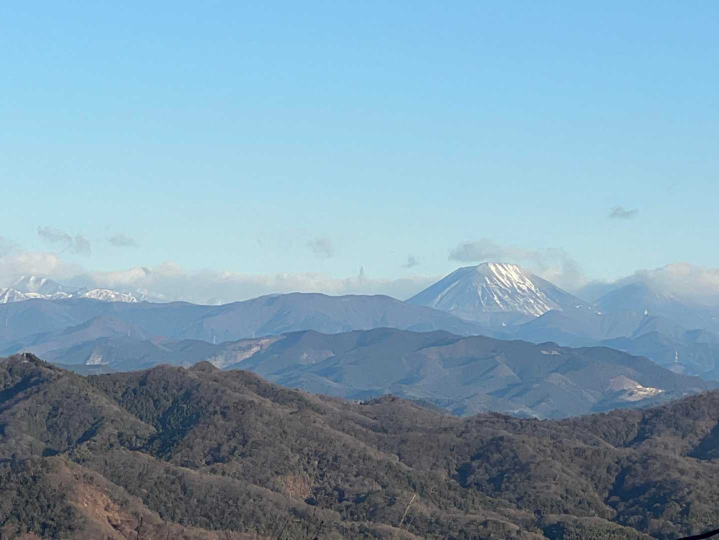 青竜ヶ岳から男体山