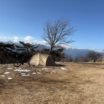 テント⛺️1張だけあった💦