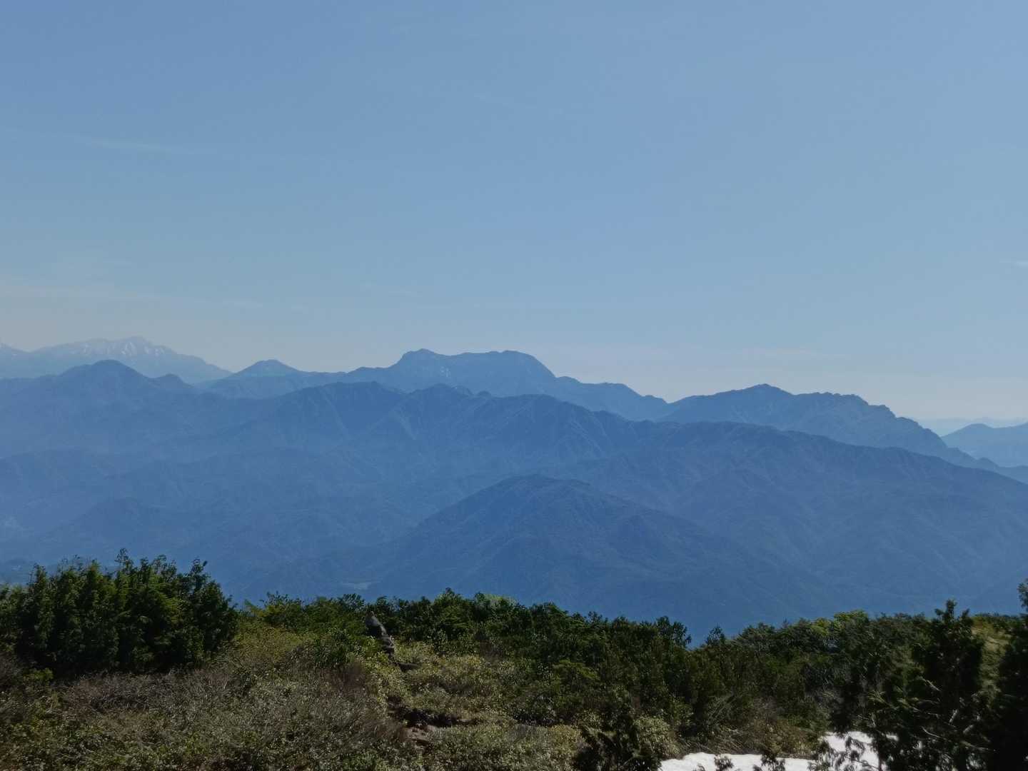 戸隠や高妻山方面