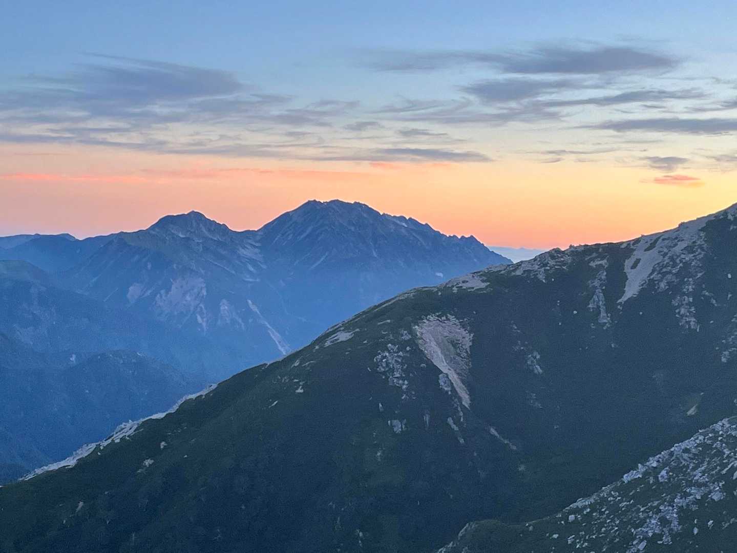立山、剱岳方面✨