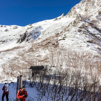 久しぶりの雪山、信州駒ヶ岳神社で安全祈願🙏
