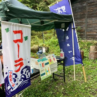 三脵登山口で滅多に飲まないコーラを買う。